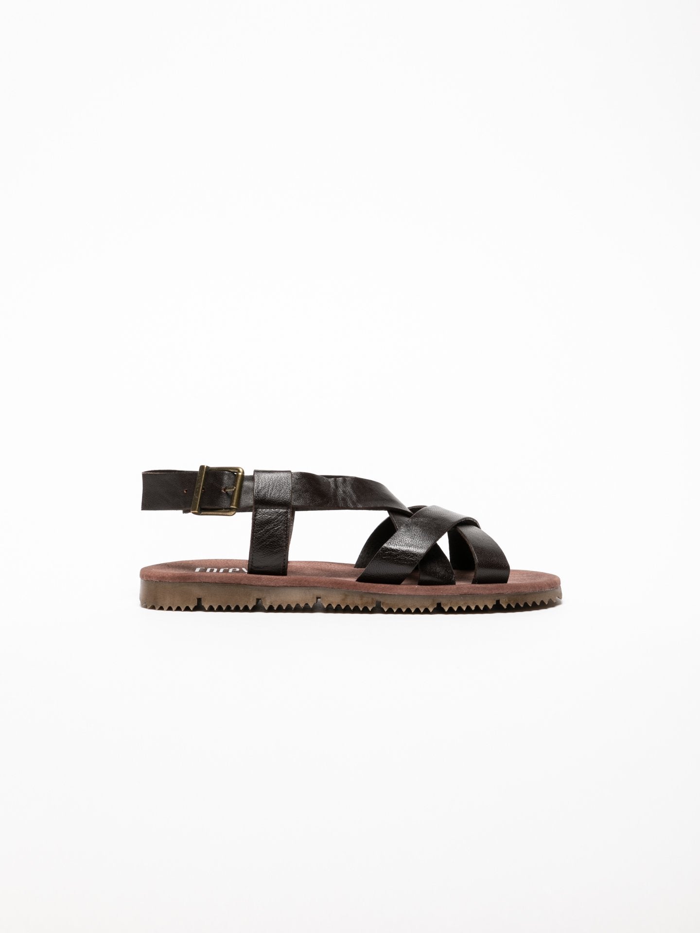 Foreva Brown Strappy Sandals